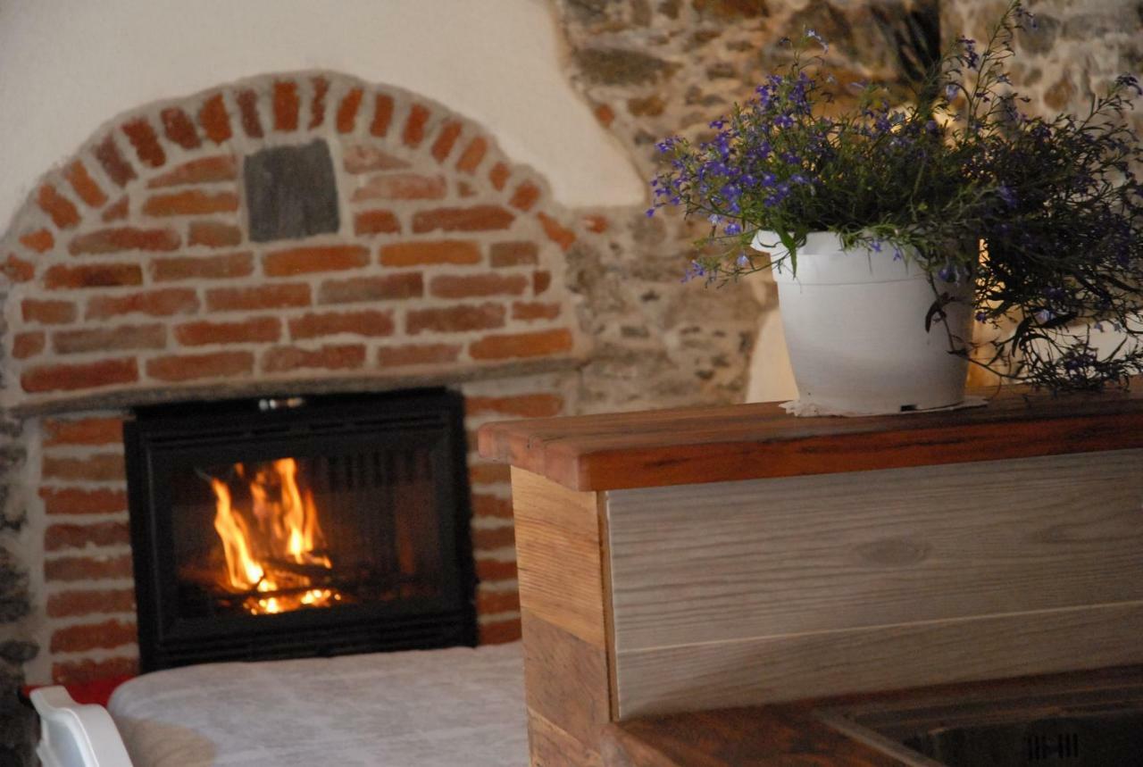 Chalet In Pietra E Legno Con Caminetto Inverso Pinasca Εξωτερικό φωτογραφία
